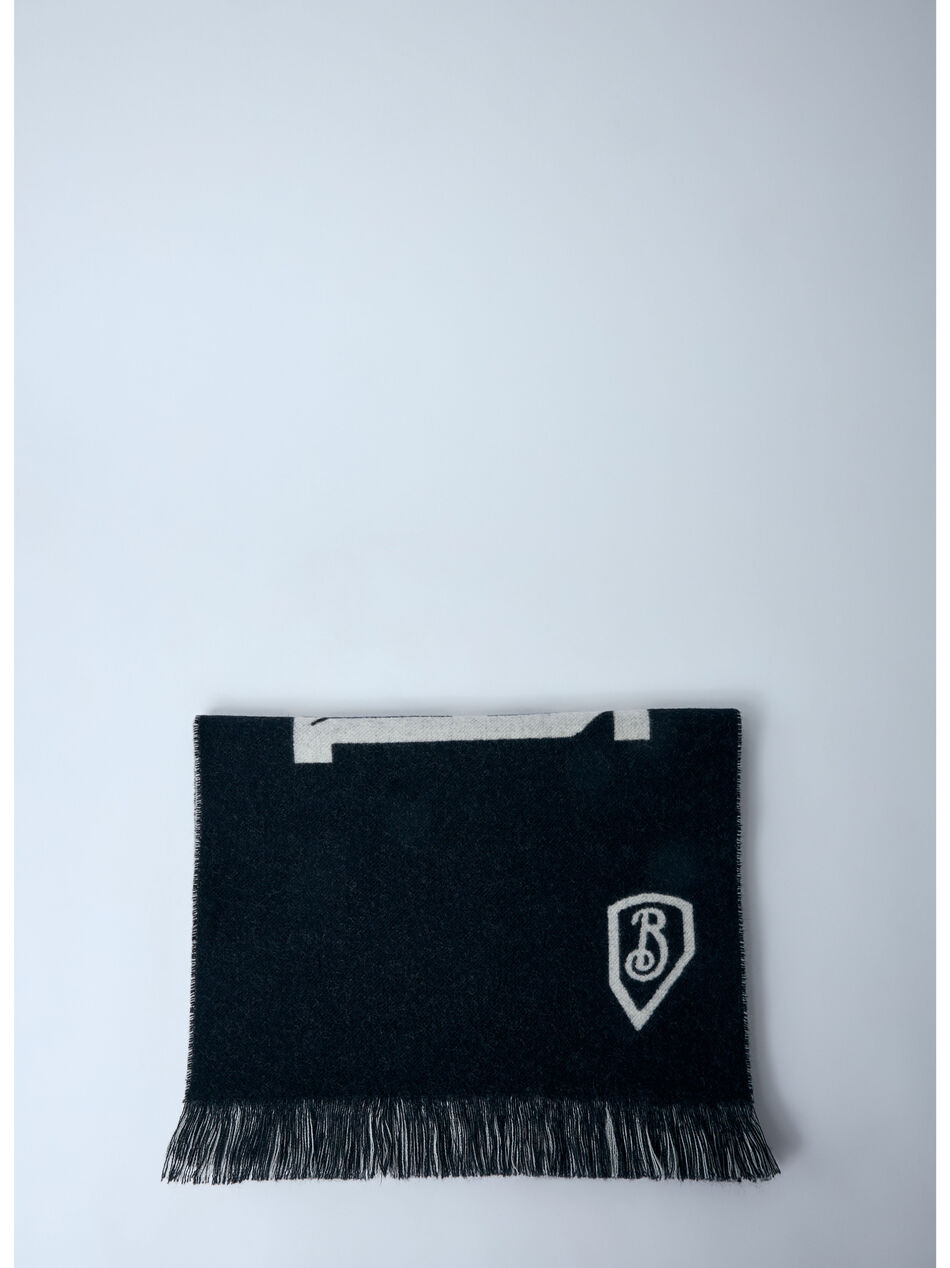Logo Wool Scarf