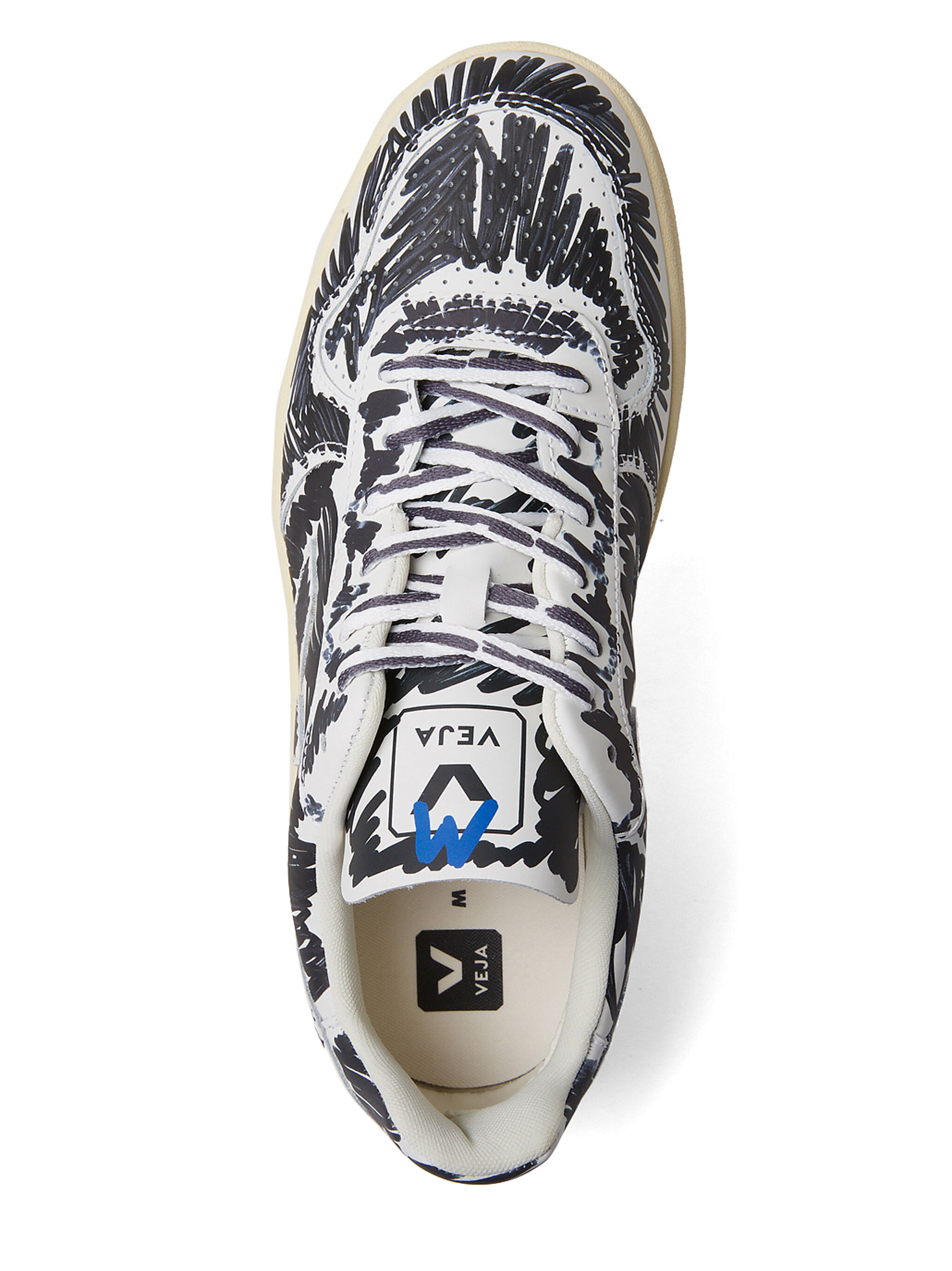 Marni x Veja V10 Low Top Sneakers in Black | THE FLAMEL®