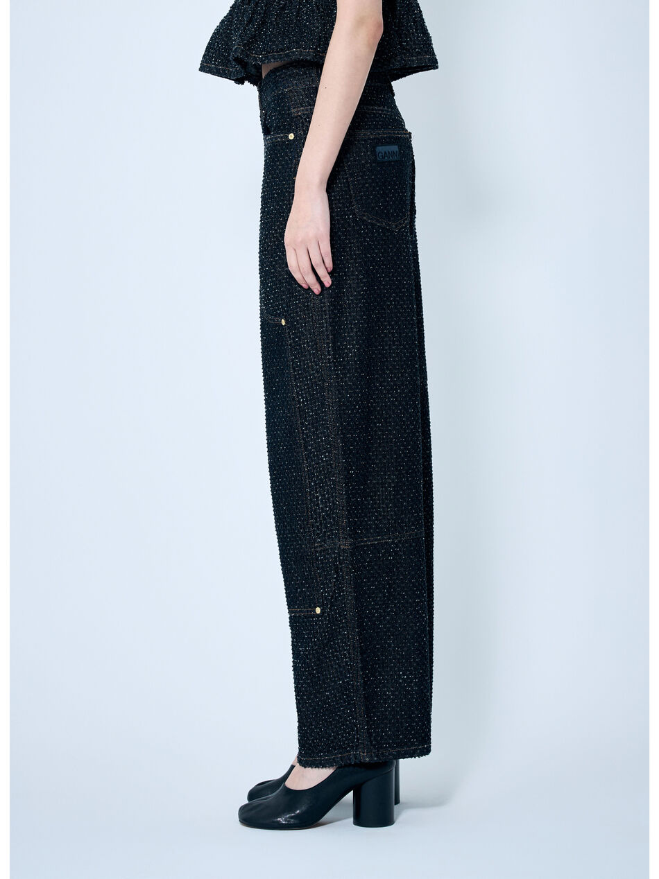 Fluffy Denim Carpenter Jeans