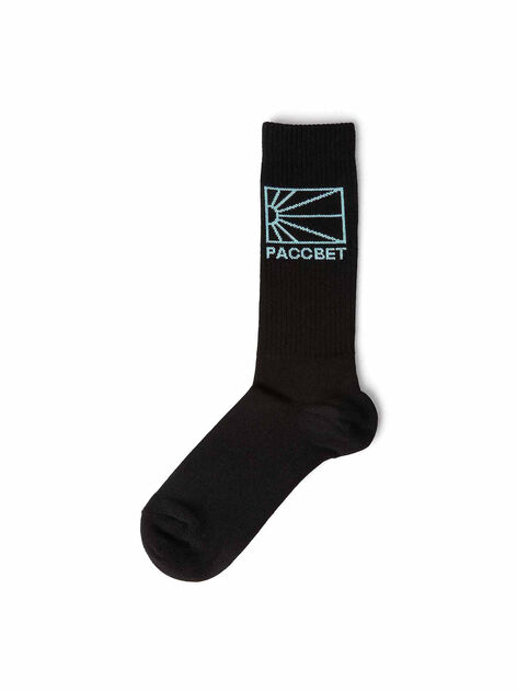 Black Socks with PACCBET Sunrise Logo