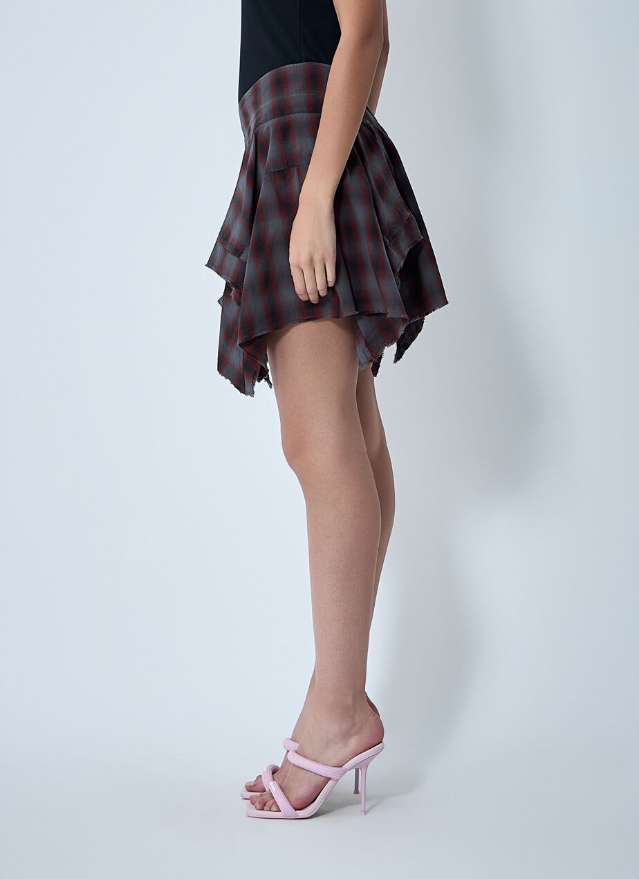 De-Constructed Mini Skirt