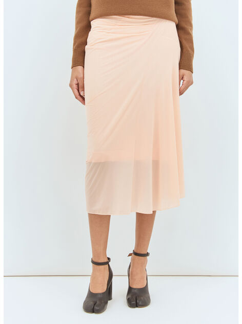 Long Draped Skirt