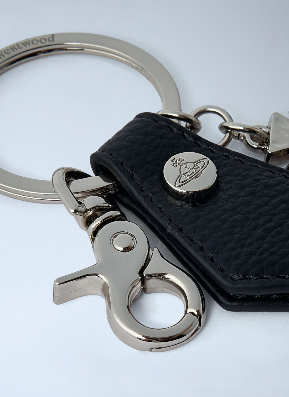 Hammered Orb Keyring