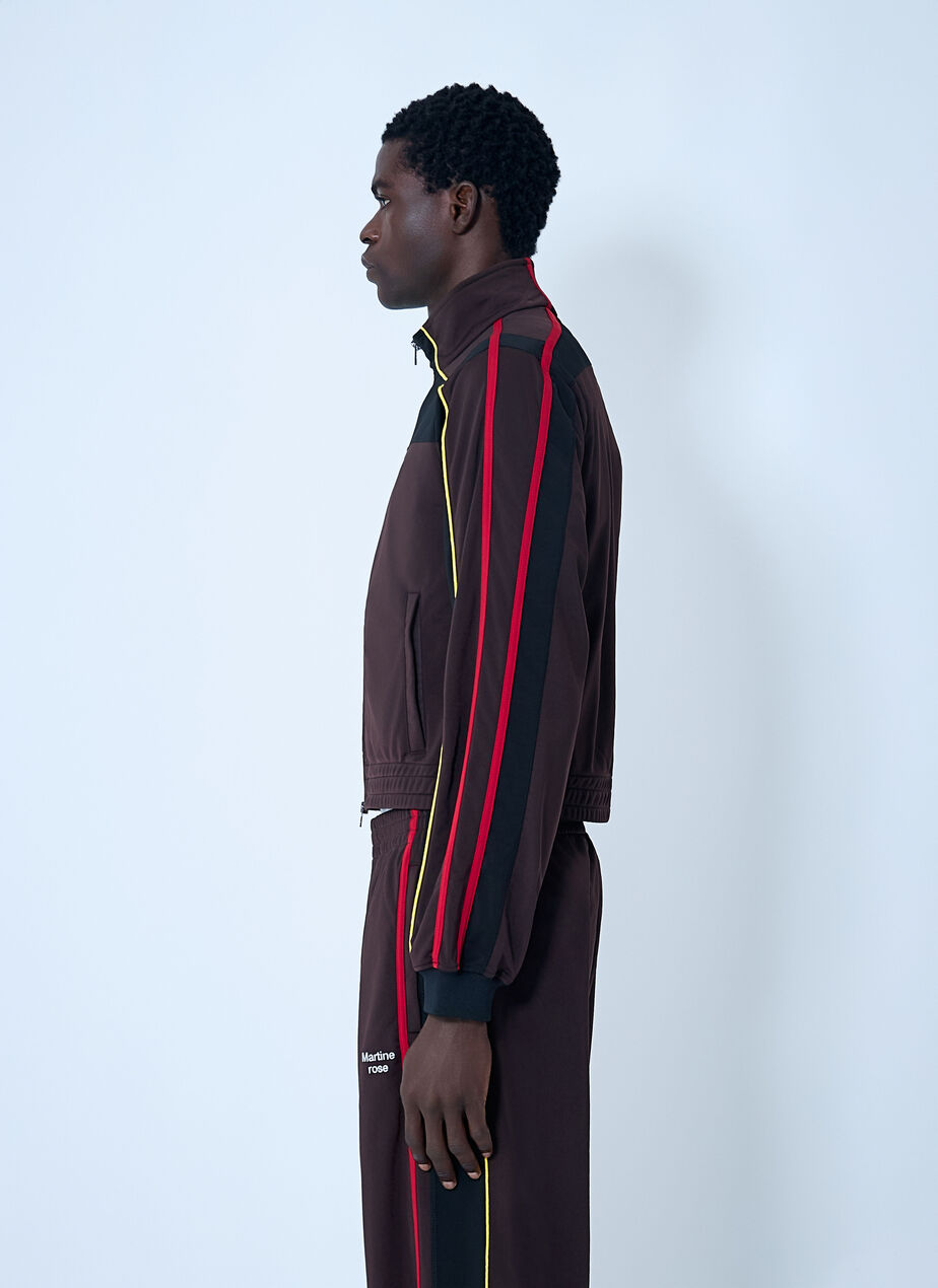 Logo Motif Shrunken Track Jacket