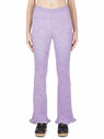 Paco Rabanne Ribbed Knit Pants in Lilac Lilac flpac0248022ppl