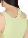Y/Project Bodysuit with Cut Out Detail Green flypr0248004grn