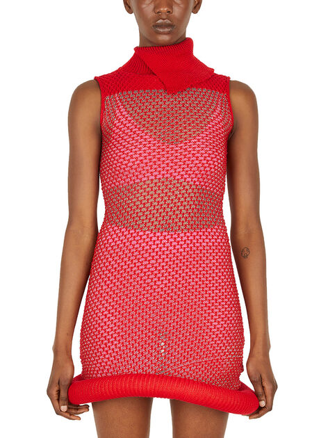 Mesh Knit Dress