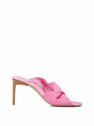 Jacquemus Le Mules Bagnu Shoes in Pink  fljac0248079pin