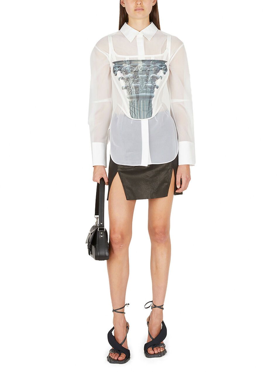 Camicia Con Finitura Trasparente