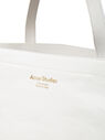 Acne Studios Coated Logo Tote Bag White flacn0250079wht