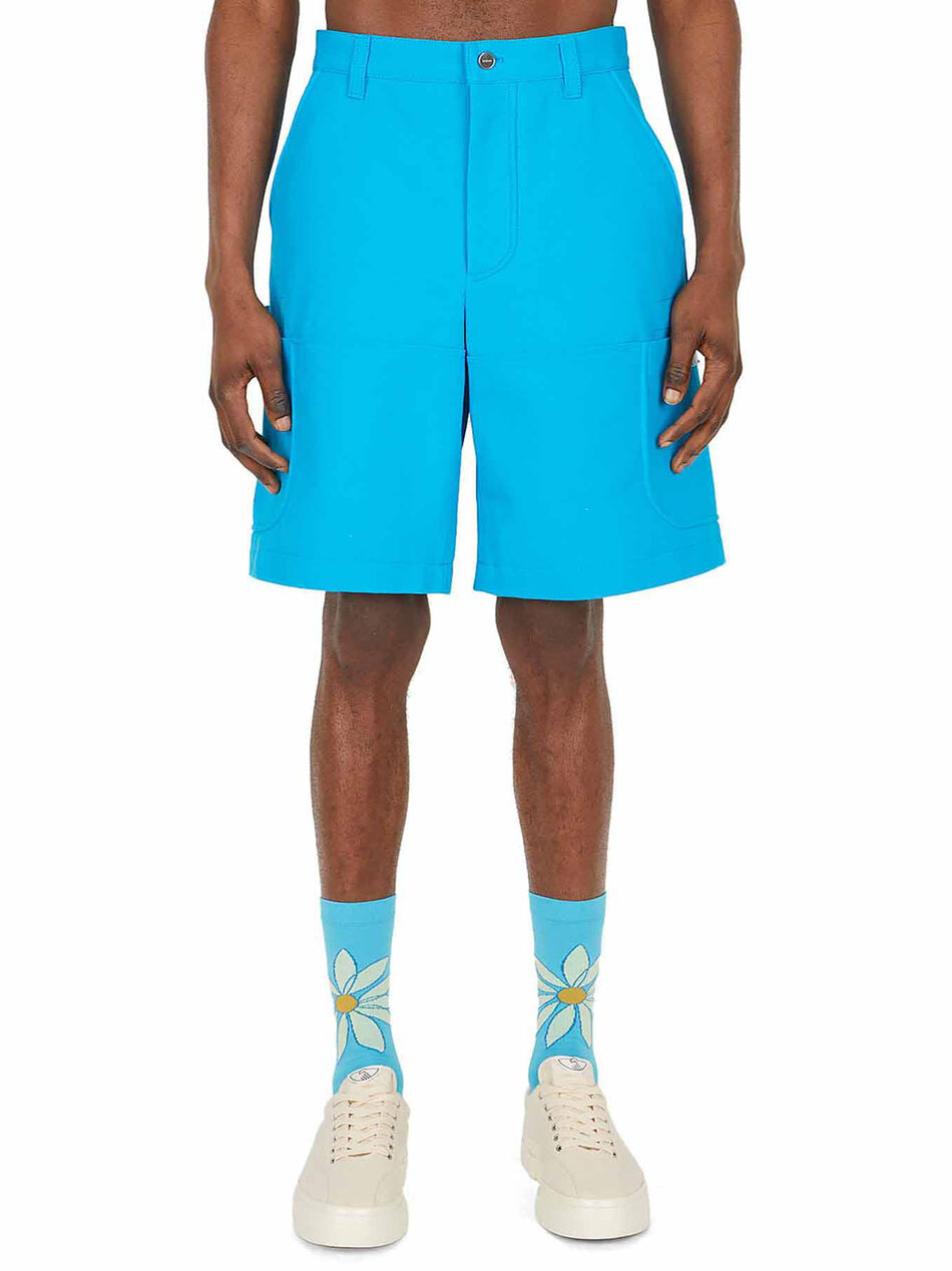 Le Giardino Bermuda Blue Shorts