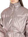 Collina Strada Star Metallic Puffer Jacket Pink flcst0249010pin