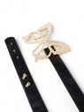 Blumarine Belt in Patent Leather Black Black flblm0250010blk