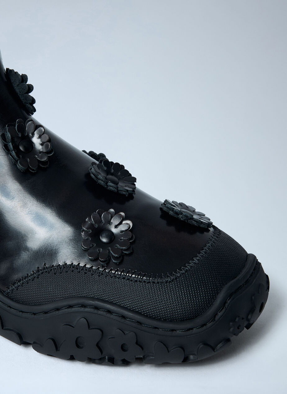 Flower Embellished Boots