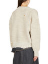 Acne Studios Distressed Sweater Beige flacn0250029gry