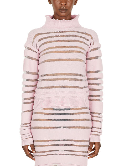 Maglione con Pannelli Trasparenti