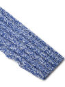 GANNI Logo Patch Ribbed Wrist Warmers Blue flgan0250054blu