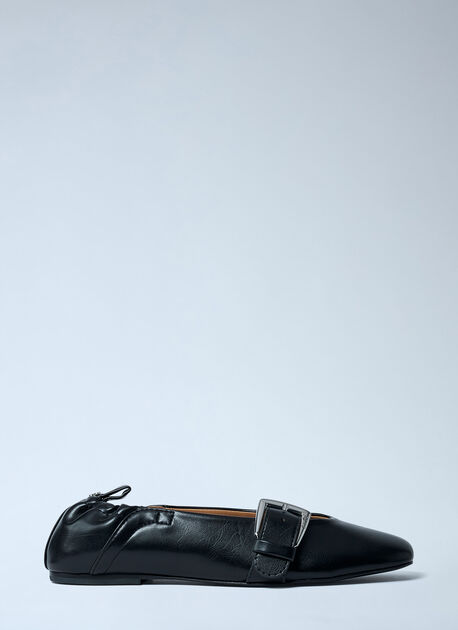 Butterfly Stap Ballerina Flats