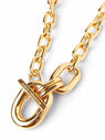 Paco Rabanne Gold Necklace with T-Bar Closure Gold flpac0248031gld