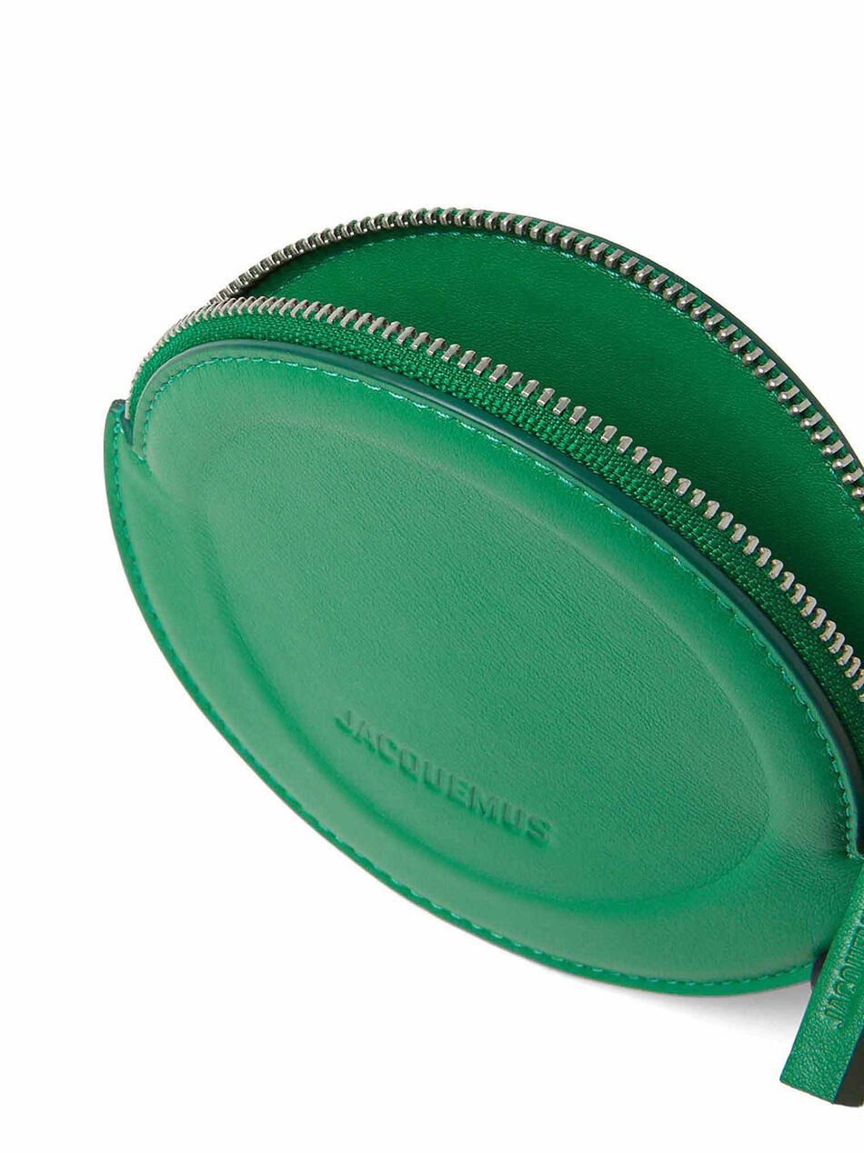 Le Rond Wallet in Green Leather