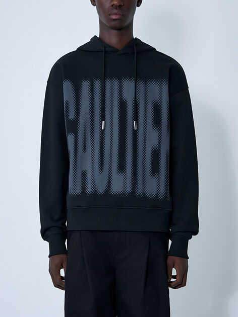 Logo Motif Hooded Sweatshirt