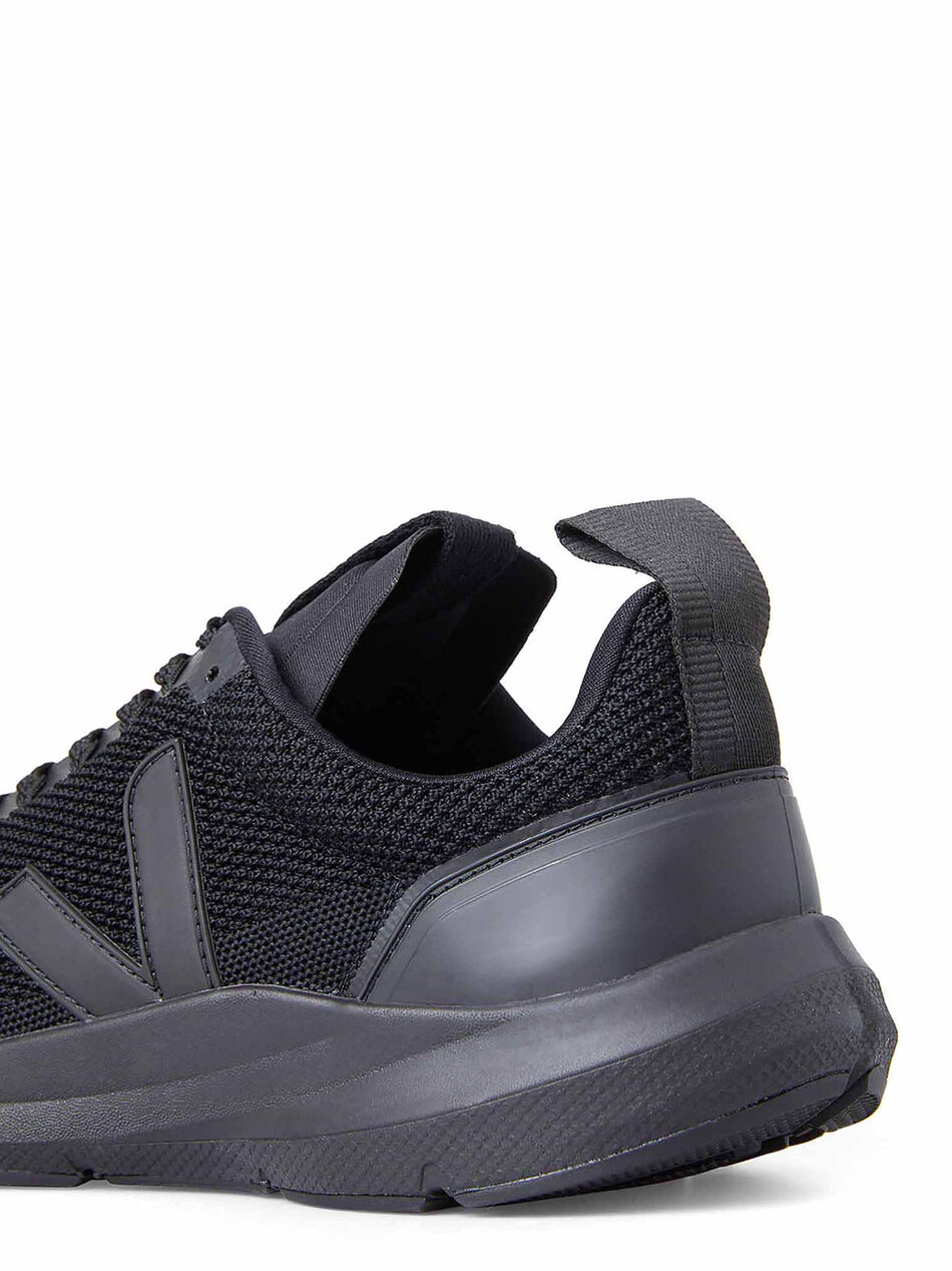 Black Runner Sneakers with Logo