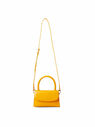 BY FAR Mini Orange Leather Handbag Orange flbyf0247001ora